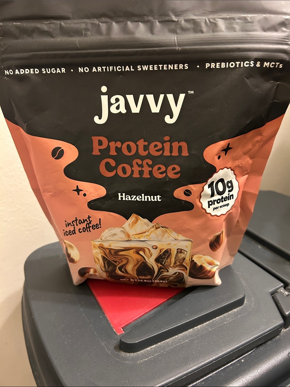 Javvy Hazelnut Protein Coffee - Creamy Brown Instant Blend